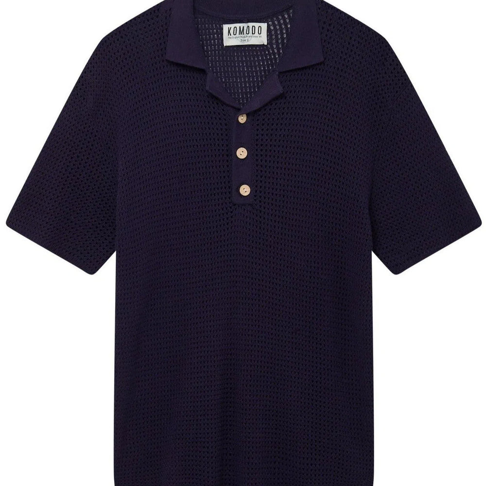 
                  
                    OLIVER - Organic Cotton Polo Top Dark Navy
                  
                