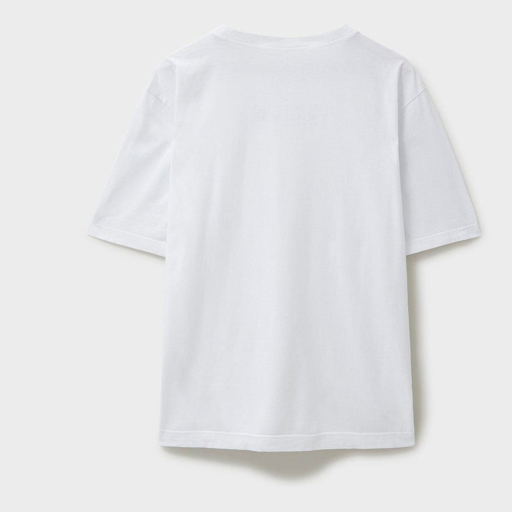 
                  
                    Organic 100% White Boxy T shirt
                  
                