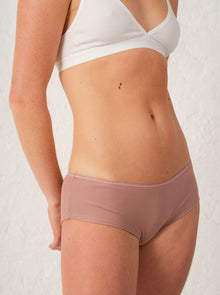  Bettie Hipster Short in Organic Cotton Rib - 5 colours