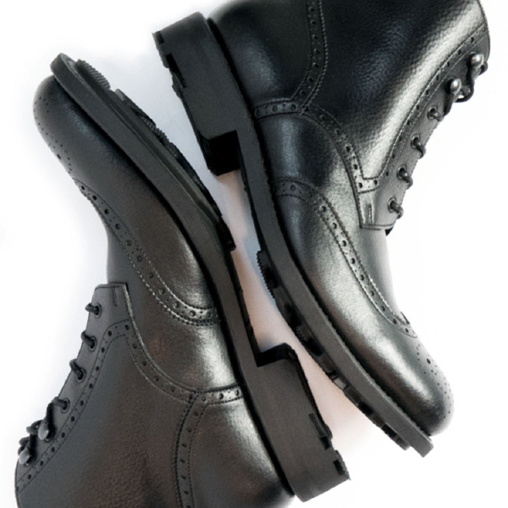 Vegan Men's Goodyear Welt Brogue Boots | Will's Vegan Store