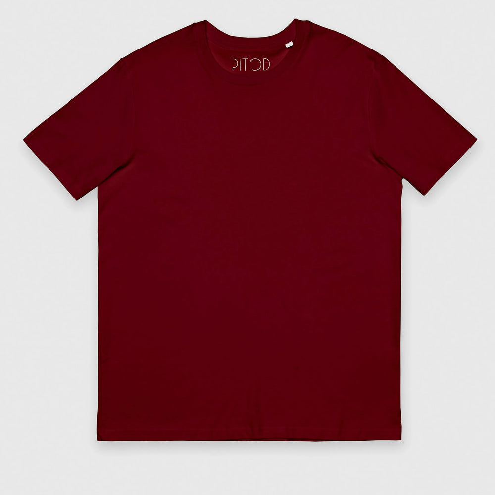 Organic cotton T-Shirt - Burgundy