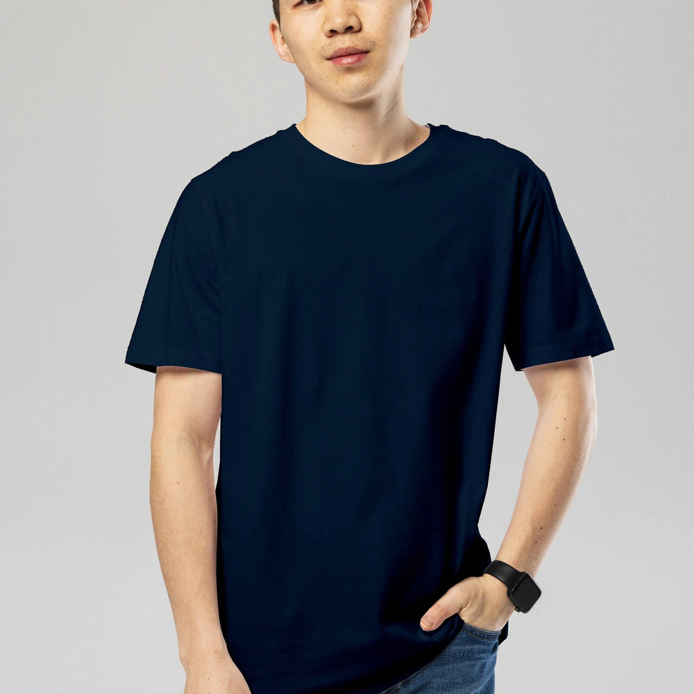 Organic cotton T-Shirt- French Navy