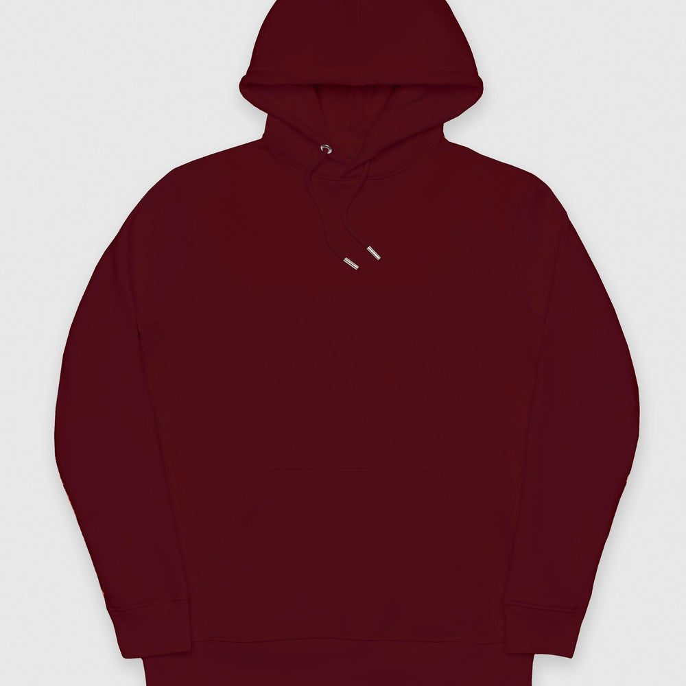 Organic cotton Hoodie - Burgundy