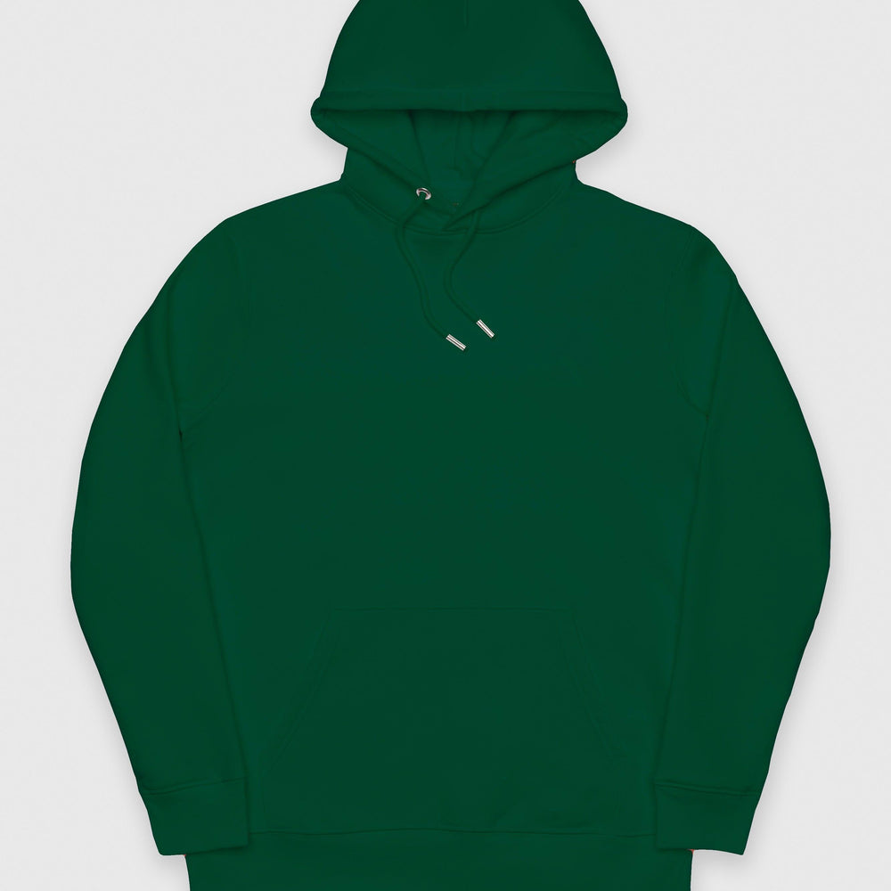 Organic cotton Hoodie - Glazed Green