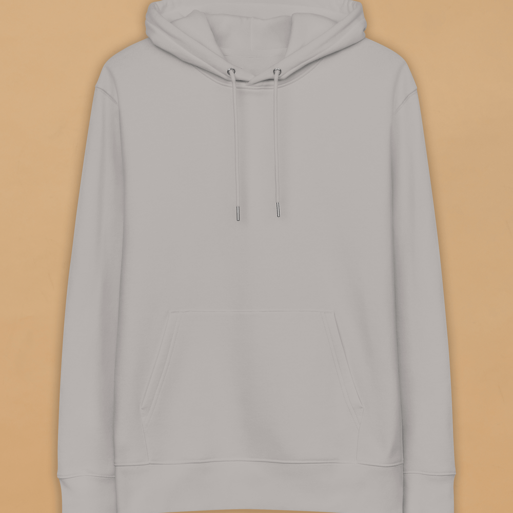 Organic cotton Hoodie - Heather Grey