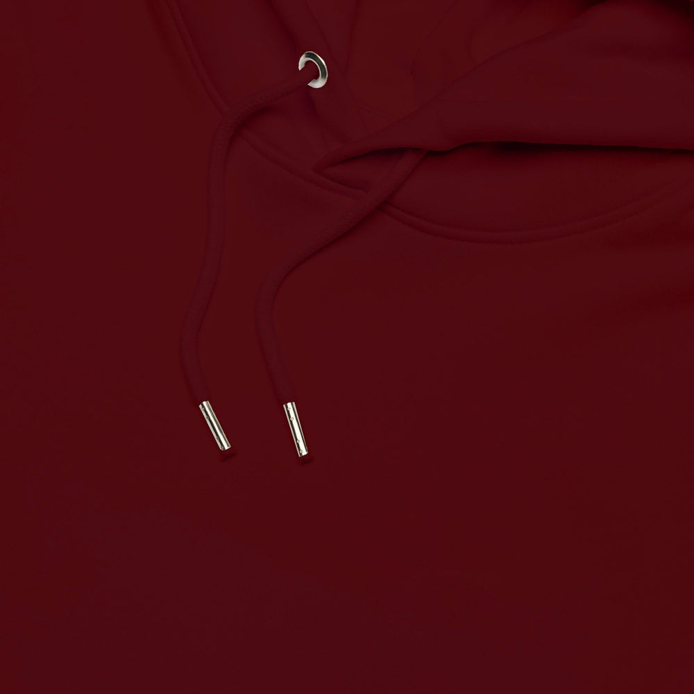 Organic cotton Hoodie - Burgundy