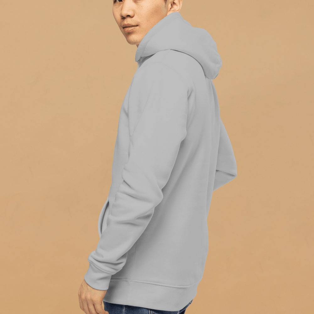 Organic cotton Hoodie - Heather Grey