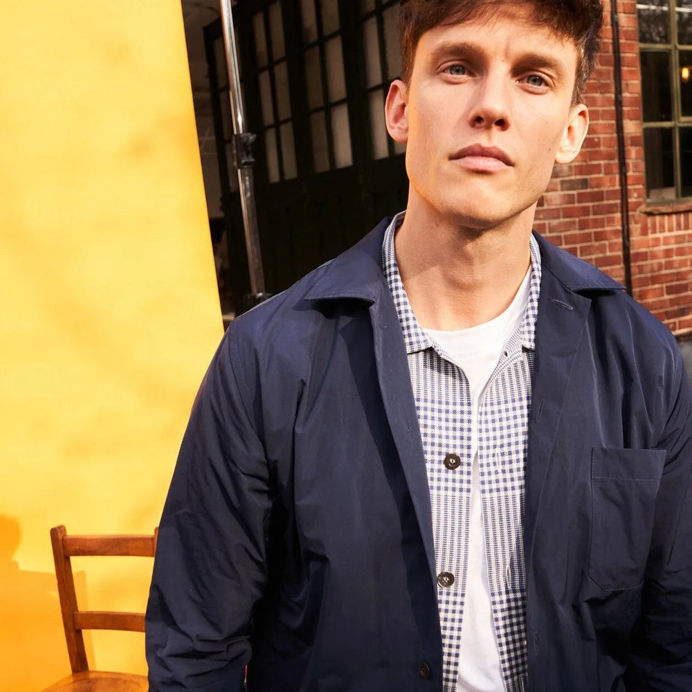 
                  
                    Neem Navy Sorona Rain Jacket
                  
                