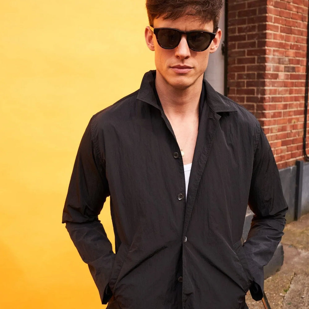 
                  
                    Black Neem Bomber Sorona Rain Jacket
                  
                