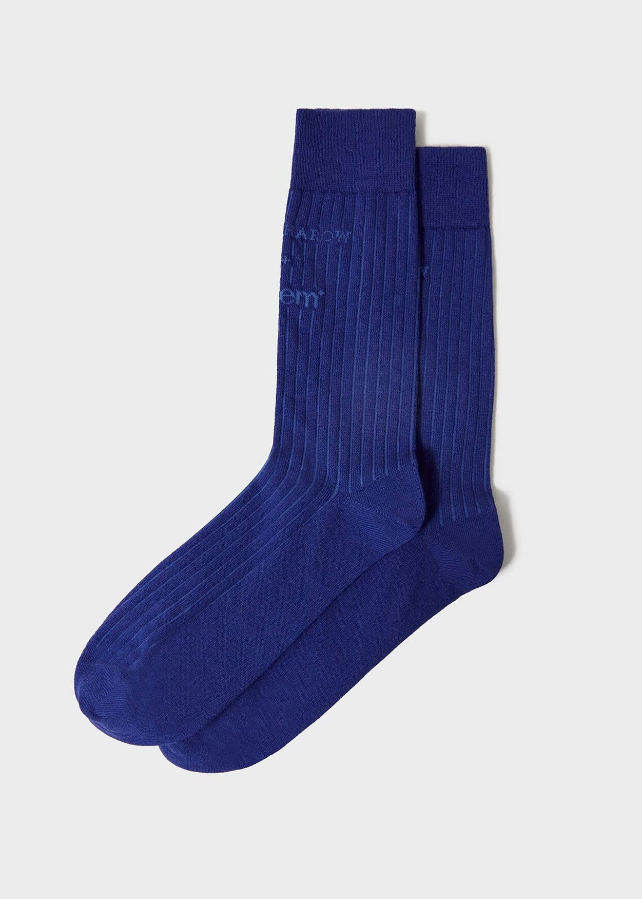 Recycled British Blue Men's Socks Accessories Neem London 