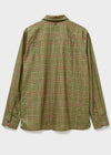 Recycled Flannel British Green Check Shirt Jacket