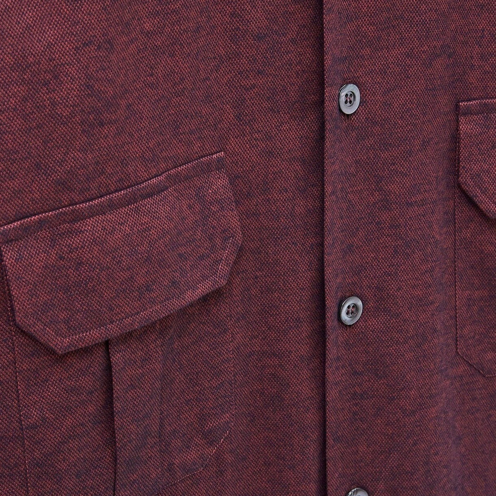 
                  
                    Recycled Italian Flannel Deep Red Over-Shirt
                  
                