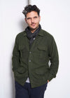 Recycled Italian Flannel Neem Green OverShirt