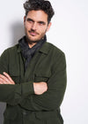 Recycled Italian Flannel Neem Green OverShirt