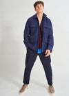 Recycled Italian Navy Flannel Overshirt