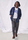 Recycled Italian Navy Flannel Overshirt