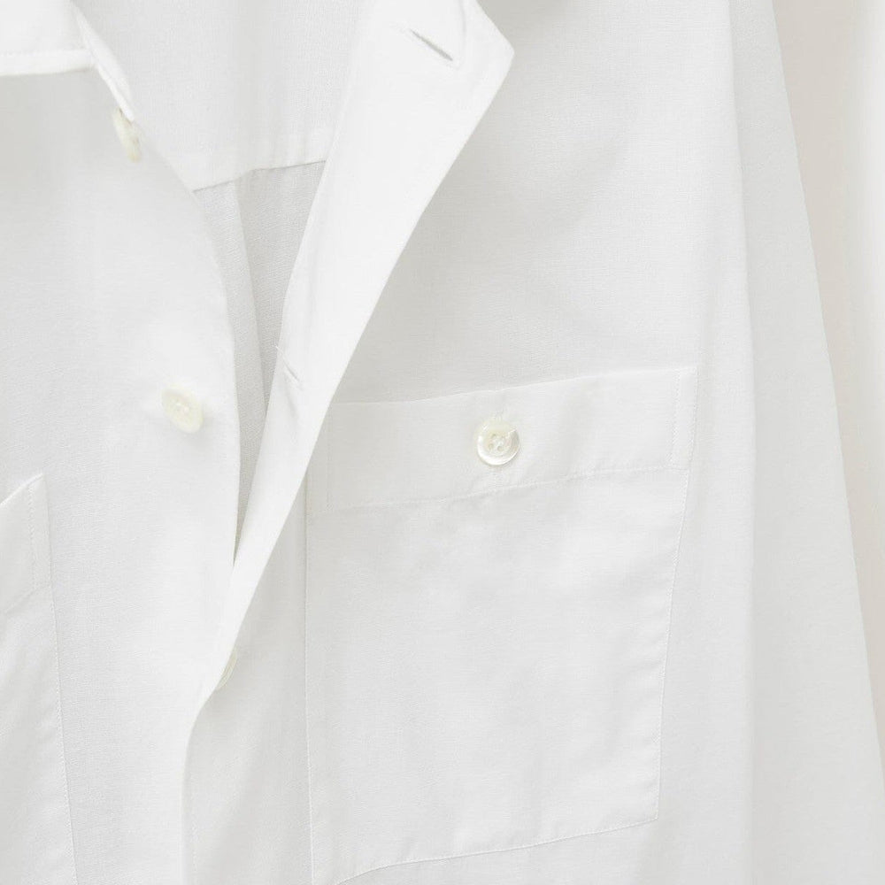 
                  
                    Recycled Italian Rigenerato White Double Pocket Shirt
                  
                