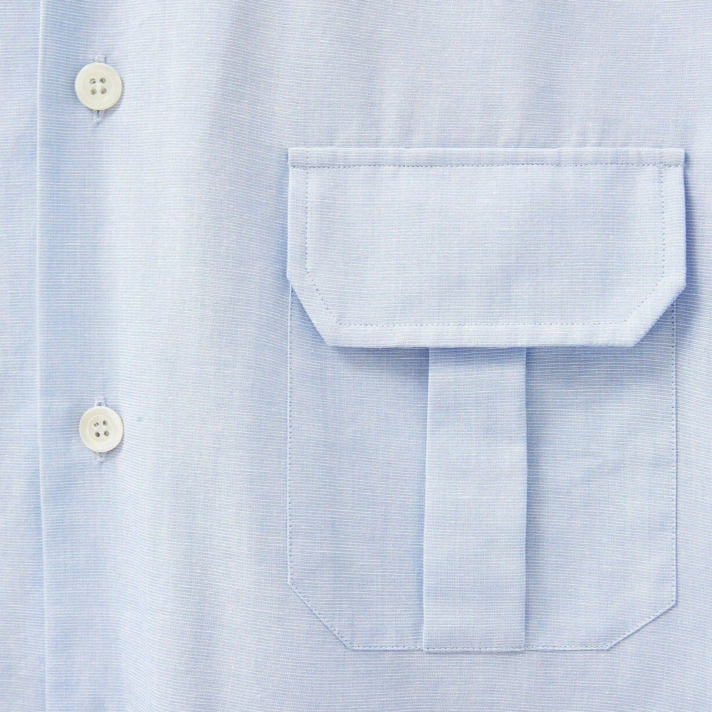 
                  
                    Recycled Italian Sky Fil-a-Fil Overshirt
                  
                