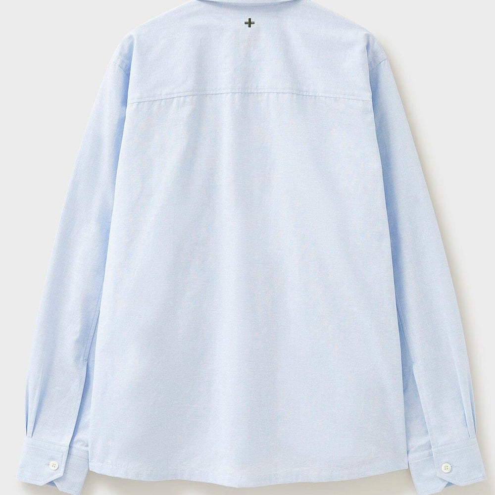 
                  
                    Recycled Italian Sky Fil-a-Fil Overshirt
                  
                