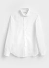 Recycled Italian White Cut Away Shirt