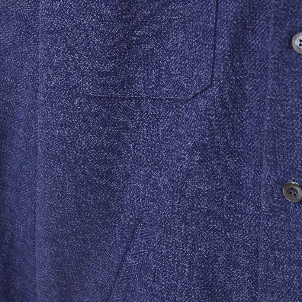 
                  
                    Recycled Piccadilly Cross Weave Blue Overshirt
                  
                