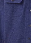 Recycled Piccadilly Cross Weave Blue Overshirt