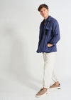 Recycled Piccadilly Cross Weave Blue Overshirt