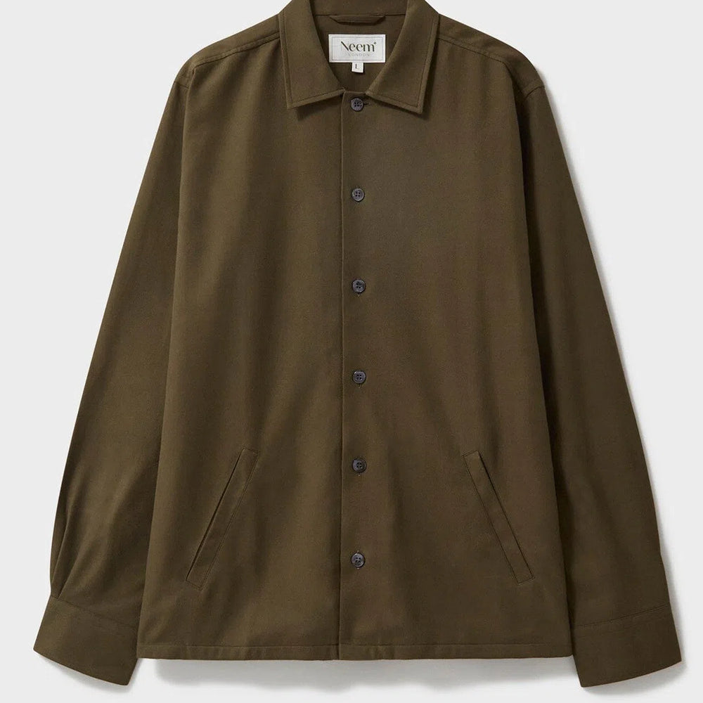 
                  
                    Regenerative Cotton Flannel Dorset Moss St James Overshirt
                  
                