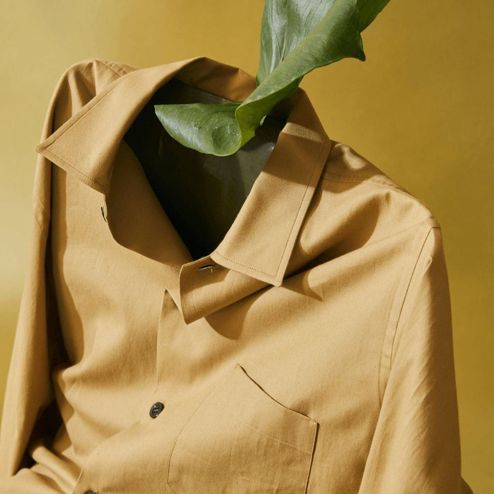 
                  
                    Regenerative Cotton Khaki Shirt Jacket
                  
                