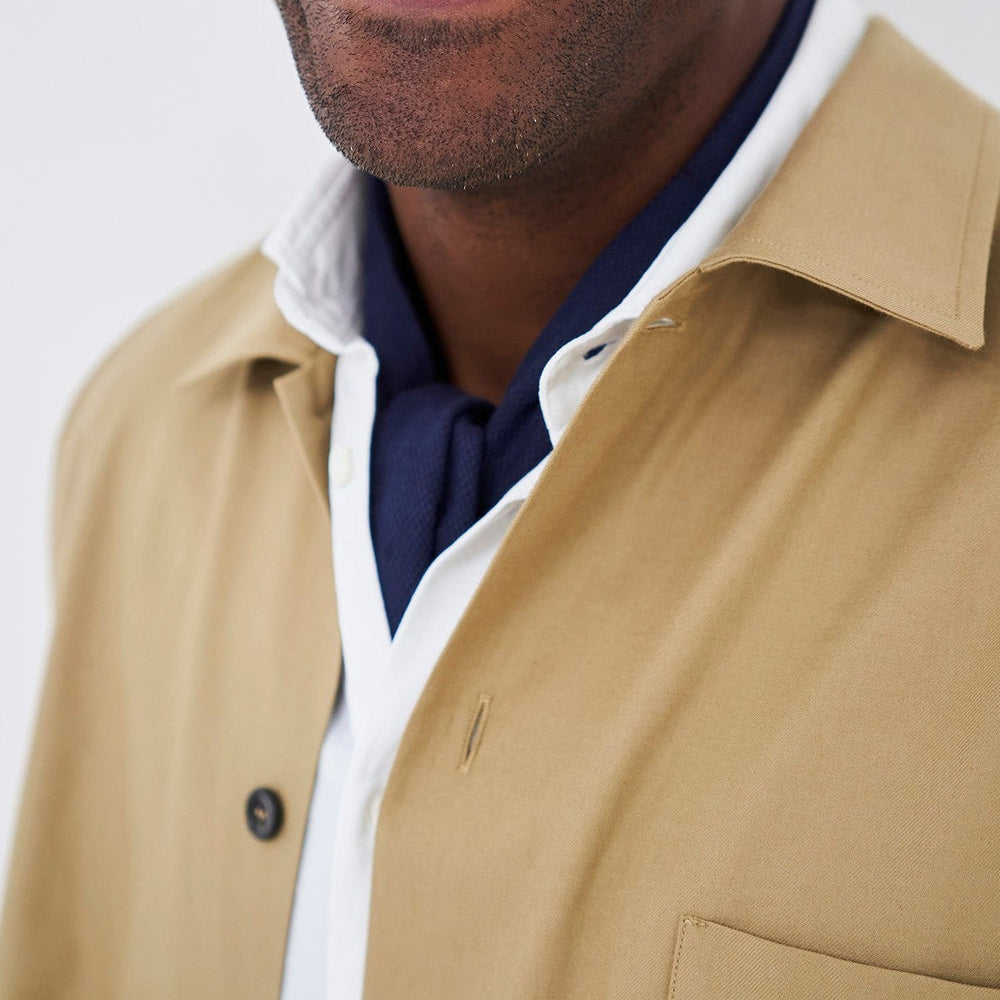 
                  
                    Regenerative Cotton Khaki Shirt Jacket
                  
                