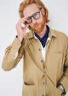 Regenerative Cotton Khaki Shirt Jacket