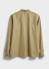 Regenerative Cotton Khaki Shirt Jacket