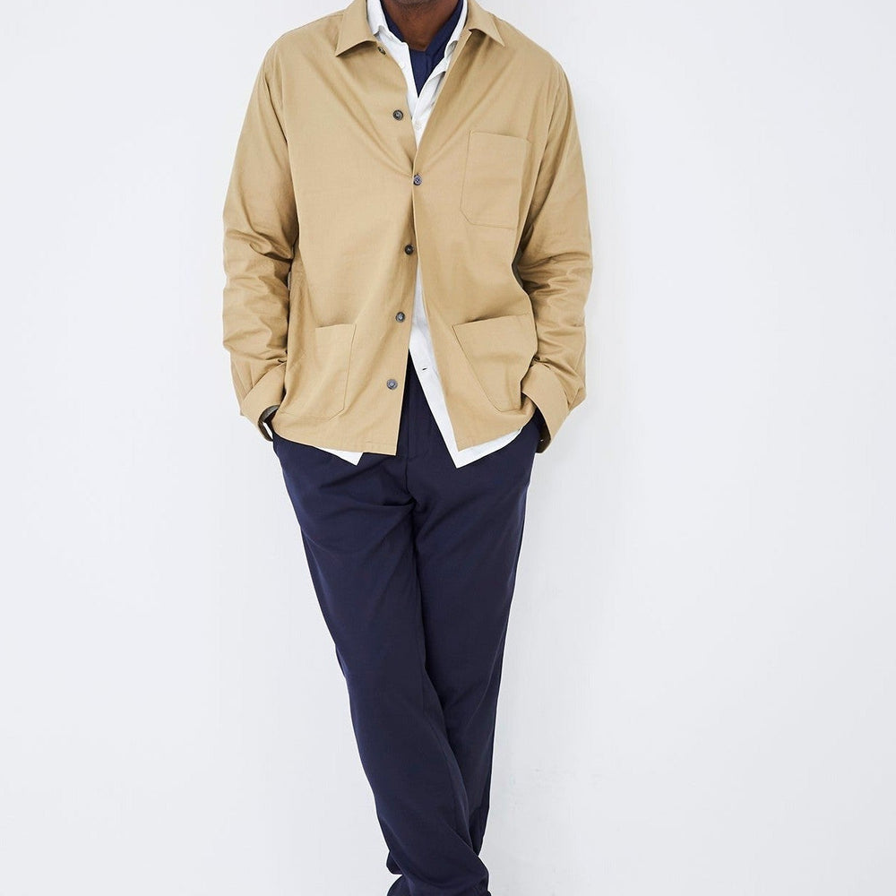 
                  
                    Regenerative Cotton Khaki Shirt Jacket
                  
                