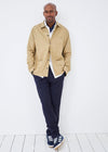 Regenerative Cotton Khaki Shirt Jacket