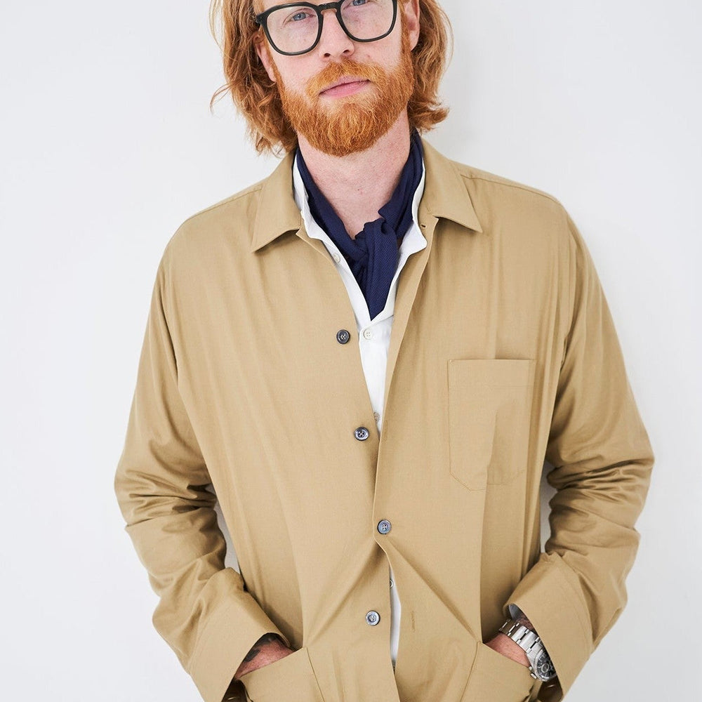 
                  
                    Regenerative Cotton Khaki Shirt Jacket
                  
                