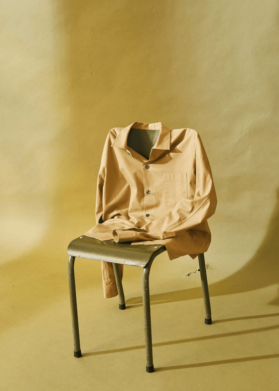 Regenerative Cotton Khaki Shirt Jacket