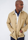 Regenerative Cotton Khaki Shirt Jacket