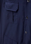 Regenerative Cotton Navy Overshirt