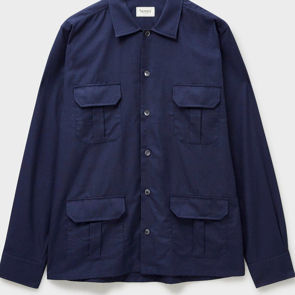 Regenerative Cotton Navy Overshirt