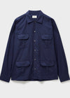 Regenerative Cotton Navy Overshirt