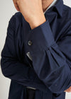 Regenerative Cotton Navy Shirt Jacket