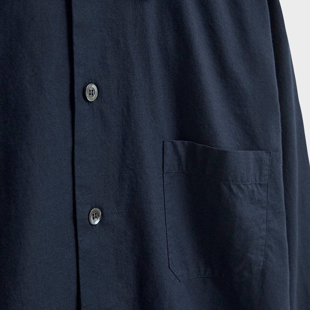 
                  
                    Regenerative Cotton Navy Shirt Jacket
                  
                