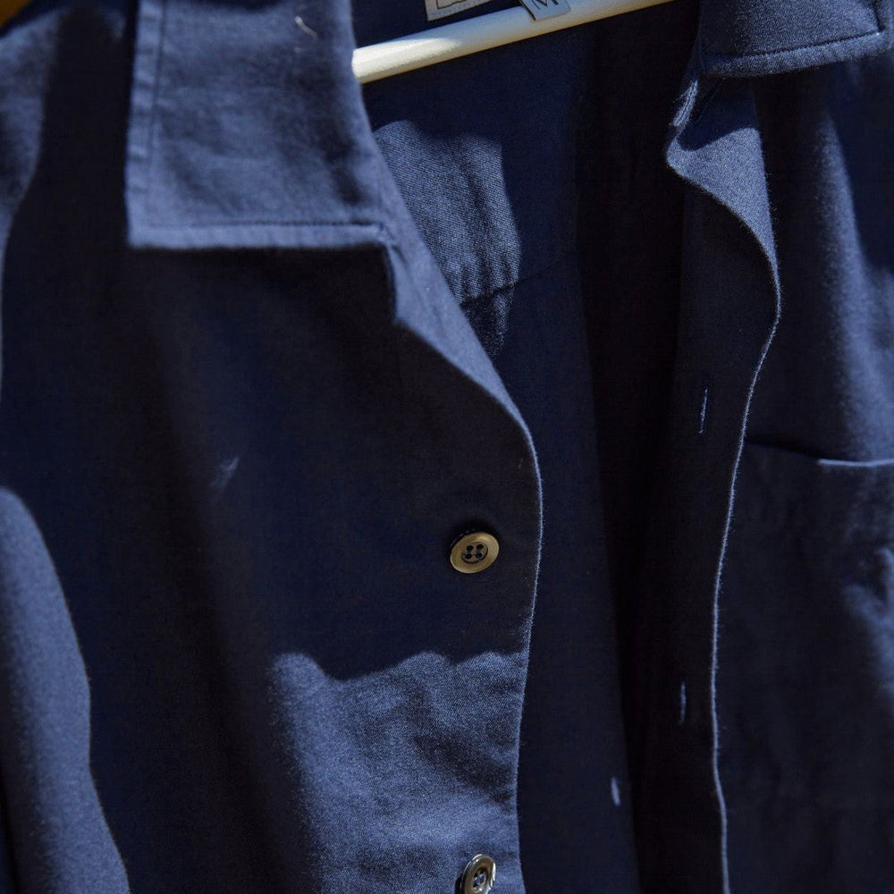 
                  
                    Regenerative Cotton Navy Shirt Jacket
                  
                