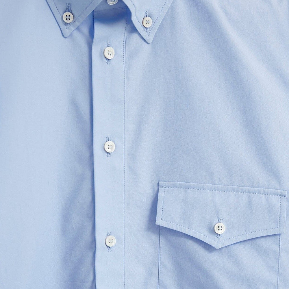 
                  
                    Regenerative Cotton Poplin Sky Modern Button-down Shirt
                  
                