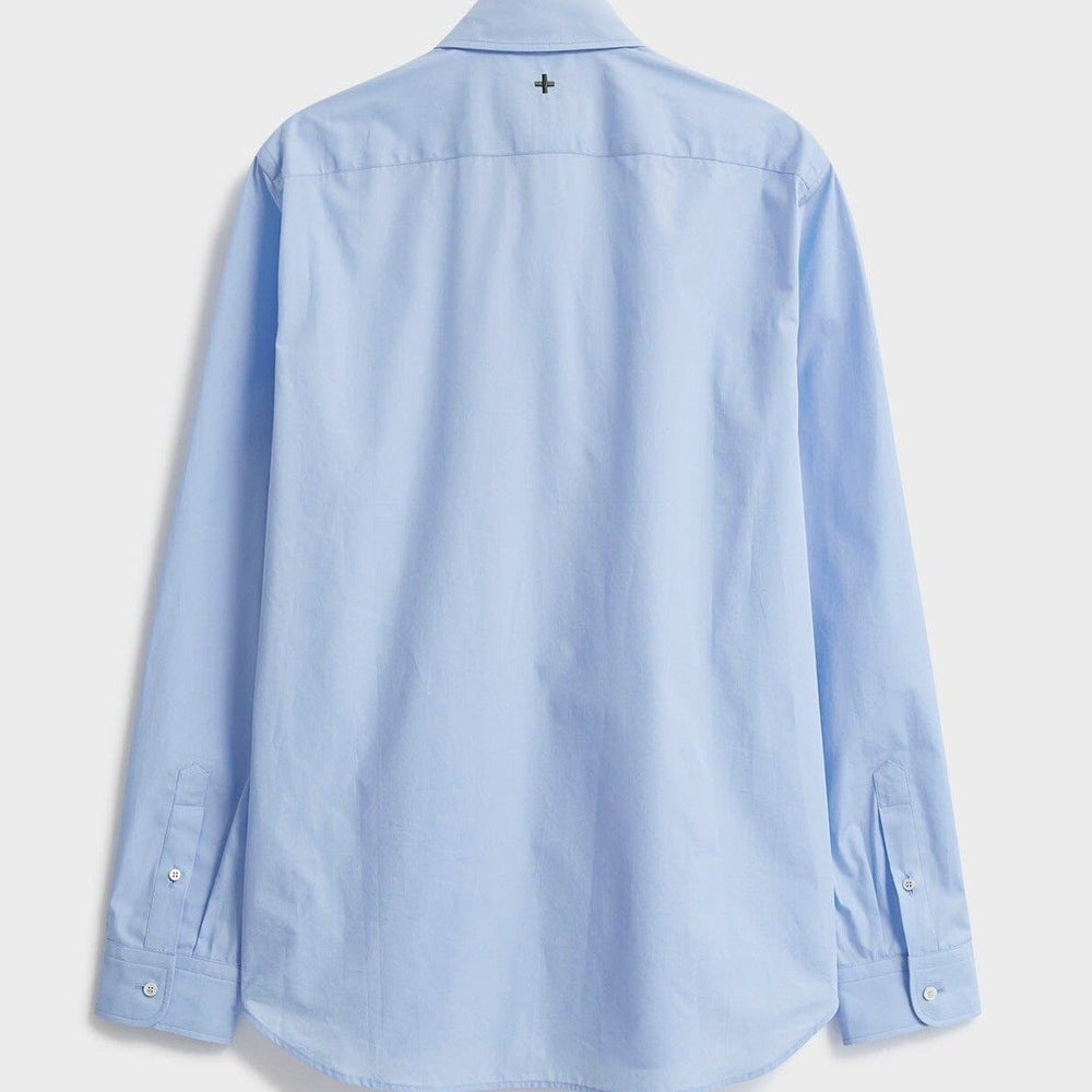 
                  
                    Regenerative Cotton Poplin Sky Modern Button-down Shirt
                  
                