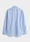 Regenerative Cotton Poplin Sky Modern Button-down Shirt