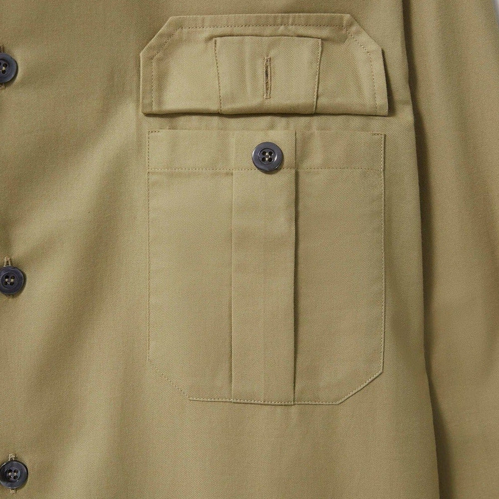 
                  
                    Regenerative Cotton Twill Khaki OverShirt
                  
                