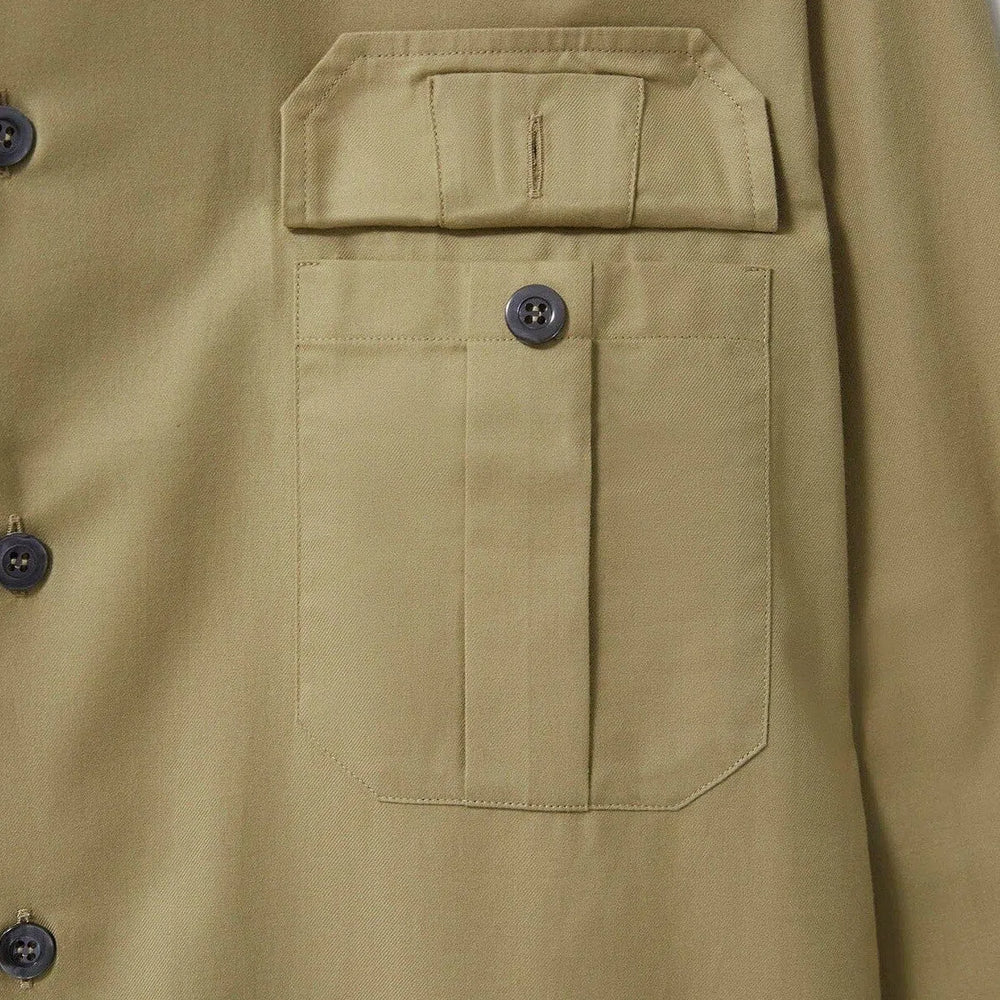 
                  
                    Regenerative Cotton Twill Khaki OverShirt
                  
                