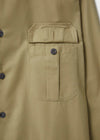 Regenerative Cotton Twill Khaki OverShirt