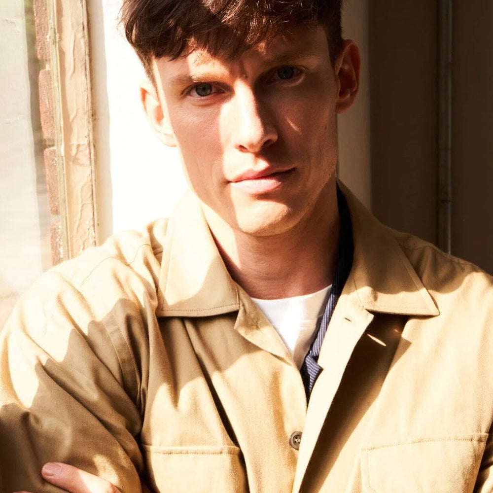 
                  
                    Regenerative Cotton Twill Khaki OverShirt
                  
                